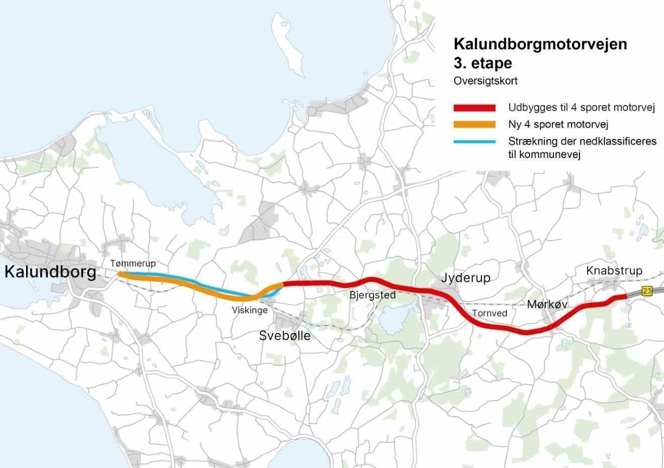 Anlæg af Kalundborgmotorvejens tredje etape
